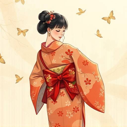 和裁コースの作品例です。