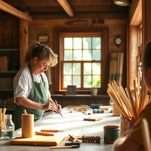 手芸教室「縫いの心」の風景